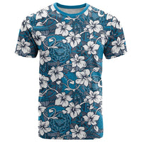 Karakarawa Bula Fiji T Shirt Fijian Tapa Seamless Hibiscus - Polynesian Pride