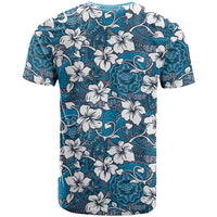 Karakarawa Bula Fiji T Shirt Fijian Tapa Seamless Hibiscus - Polynesian Pride