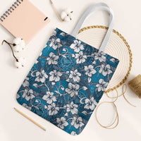 Karakarawa Bula Fiji Tote Bag Fijian Tapa Seamless Hibiscus - Polynesian Pride