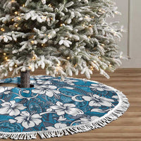 Karakarawa Bula Fiji Tree Skirt Fijian Tapa Seamless Hibiscus - Polynesian Pride