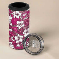 Piqi Bula Fiji 4 in 1 Can Cooler Tumbler Fijian Tapa Seamless Hibiscus LT14 - Polynesian Pride