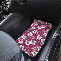 Piqi Bula Fiji Car Mats Fijian Tapa Seamless Hibiscus - Polynesian Pride