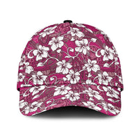 Piqi Bula Fiji Classic Cap Fijian Tapa Seamless Hibiscus - Polynesian Pride