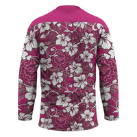 Piqi Bula Fiji Hockey Jersey Fijian Tapa Seamless Hibiscus LT14 - Polynesian Pride