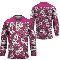 Piqi Bula Fiji Hockey Jersey Fijian Tapa Seamless Hibiscus LT14 - Polynesian Pride