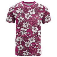 Piqi Bula Fiji T Shirt Fijian Tapa Seamless Hibiscus - Polynesian Pride