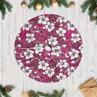 Piqi Bula Fiji Tree Skirt Fijian Tapa Seamless Hibiscus - Polynesian Pride