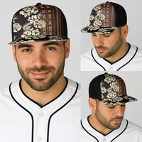 Bula Fiji Masi Baseball Net Cap Tapa Tropical Hibiscus Half Stylized LT14 - Polynesian Pride