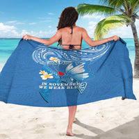 Polynesia Diabetes Awareness Month Sarong In November We Wear Blue