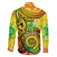 Halo Vanuatu Family Matching Off Shoulder Short Dress and Hawaiian Shirt Sand Drawing Turtle Polynesian Tropical Flowers LT14 - Polynesian Pride