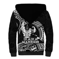 Black Hawaii Ikaika Warrior Sherpa Hoodie Hawaiian Power LT14 - Polynesian Pride