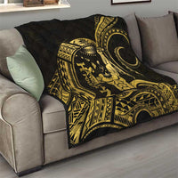 Gold Hawaii Ikaika Warrior Quilt Hawaiian Power LT14 - Polynesian Pride