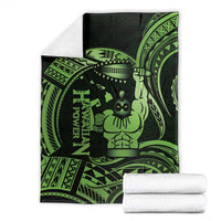 Green Hawaii Ikaika Warrior Blanket Hawaiian Power LT14 - Polynesian Pride