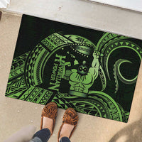 Green Hawaii Ikaika Warrior Rubber Doormat Hawaiian Power LT14 - Polynesian Pride