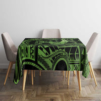 Green Hawaii Ikaika Warrior Tablecloth Hawaiian Power LT14 - Polynesian Pride