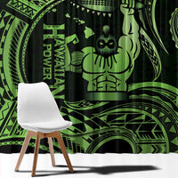 Green Hawaii Ikaika Warrior Window Curtain Hawaiian Power LT14 - Polynesian Pride