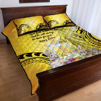 Polynesia Easter Day Quilt Bed Set He Is Risen Lilium Longiflorum Polynesian Pattern