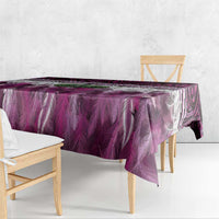 Pink Traditional Cloak Aotearoa Tablecloth Maori Paua Shell Korowai Pattern LT14 - Polynesian Pride