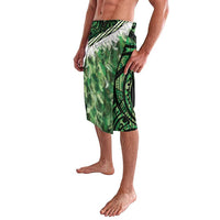 Green Traditional Cloak Aotearoa Lavalava Maori Paua Shell Korowai Pattern