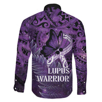 Lupus Awareness Month New Zealand Family Matching Mermaid Dress and Hawaiian Shirt Be Strong Warrior Maori Silver Fern