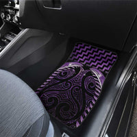 Purple Matariki New Zealand Car Mats Maori Poutama Galaxy Vibes LT14 - Polynesian Pride