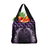Purple Matariki New Zealand Grocery Bag Maori Poutama Galaxy Vibes LT14 1-pack One Size Purple - Polynesian Pride