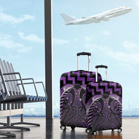 Purple Matariki New Zealand Luggage Cover Maori Poutama Galaxy Vibes LT14 - Polynesian Pride