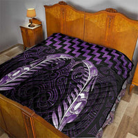 Purple Matariki New Zealand Quilt Maori Poutama Galaxy Vibes LT14 - Polynesian Pride