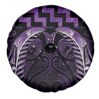 Purple Matariki New Zealand Spare Tire Cover Maori Poutama Galaxy Vibes LT14 - Polynesian Pride