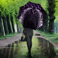 Purple Matariki New Zealand Umbrella Maori Poutama Galaxy Vibes - Polynesian Pride