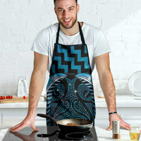 Blue Matariki New Zealand Apron Maori Poutama Galaxy Vibes - Polynesian Pride