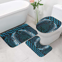 Blue Matariki New Zealand Bathroom Set Maori Poutama Galaxy Vibes - Polynesian Pride