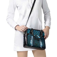 Blue Matariki New Zealand Shoulder Handbag Maori Poutama Galaxy Vibes