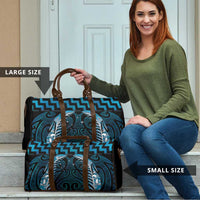 Blue Matariki New Zealand Travel Bag Maori Poutama Galaxy Vibes - Polynesian Pride
