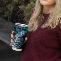 Blue Matariki New Zealand Tumbler Cup Maori Poutama Galaxy Vibes LT14 - Polynesian Pride