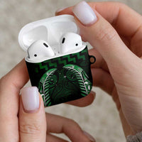 Green Matariki New Zealand AirPods Case Maori Poutama Galaxy Vibes LT14 - Polynesian Pride