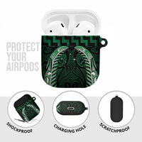 Green Matariki New Zealand AirPods Case Maori Poutama Galaxy Vibes LT14 - Polynesian Pride