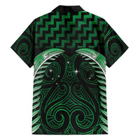 Green Matariki New Zealand Hawaiian Shirt Maori Poutama Galaxy Vibes LT14 - Polynesian Pride
