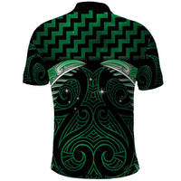 Green Matariki New Zealand Polo Shirt Maori Poutama Galaxy Vibes LT14 - Polynesian Pride