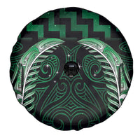 Green Matariki New Zealand Spare Tire Cover Maori Poutama Galaxy Vibes LT14 - Polynesian Pride