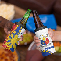 Philippines Independence Day 4 in 1 Can Cooler Tumbler Pilipinas Sun Stars Igorot Pattern LT14 - Polynesian Pride