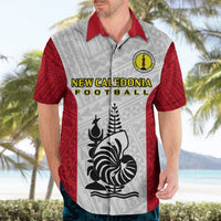 Personalised New Caledonia Football Hawaiian Shirt Polynesian Pattern Sporty Style LT14 - Polynesian Pride
