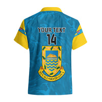 Personalised Tuvalu Islands Football Hawaiian Shirt Polynesian Pattern Sporty Style LT14 - Polynesian Pride