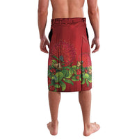 Meri Kirihimete New Zealand Personalised Lavalava Cute Santa NZ Animals and Pohutukawa LT14 - Polynesian Pride