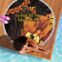 Papua New Guinea Independence Day Beach Blanket 50th Anniversary Papua Niu Gini Bird Of Paradise LT14 - Polynesian Pride