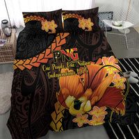 Papua New Guinea Independence Day Bedding Set 50th Anniversary Papua Niu Gini Bird Of Paradise LT14 - Polynesian Pride