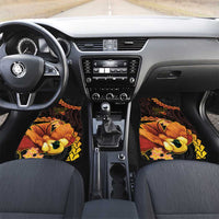 Papua New Guinea Independence Day Car Mats 50th Anniversary Papua Niu Gini Bird Of Paradise LT14 - Polynesian Pride