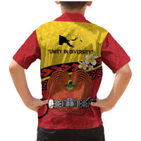 Papua New Guinea Independence Day Family Matching Mermaid Dress and Hawaiian Shirt Since 1975 Unity In Diversity