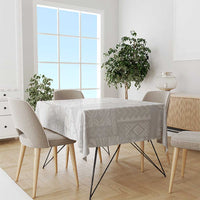 Samoa White Sunday Tablecloth Lotu Tamaiti Siapo With Teuila