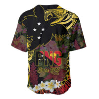 Papua New Guinea 50th Independence Anniversary Baseball Jersey Independen Stet bilong Papua Niu Gini LT14 - Polynesian Pride